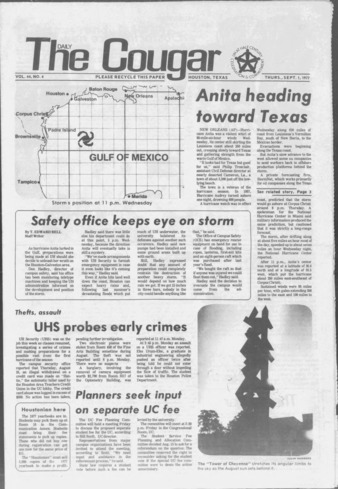 The Daily Cougar. Vol. 44, No. 4, September 1, 1977.