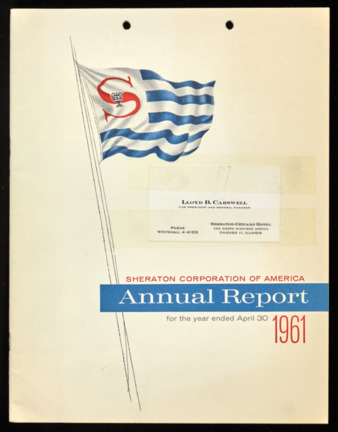Sheraton Corporation of America, 1961 Annual Report