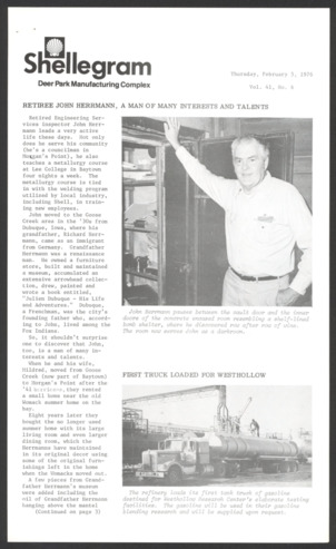 Shellegram, Vol. 41, No. 6, February 5, 1976