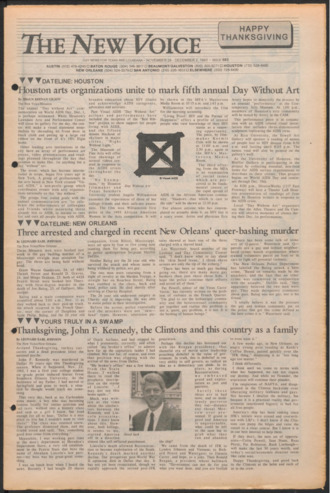 The New Voice, No. 683, November 26-December 2, 1993