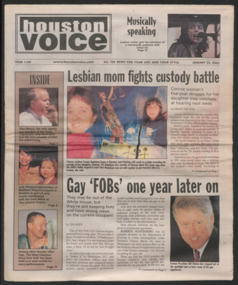 Houston Voice, No. 1109, January 25, 2002