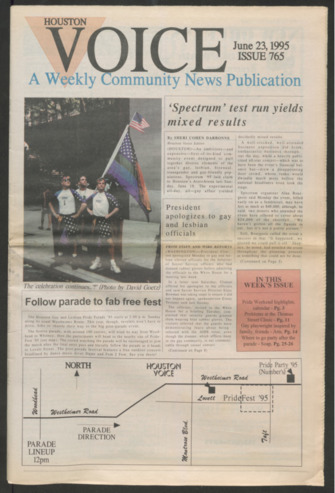 Houston Voice, No. 765, June 23, 1995