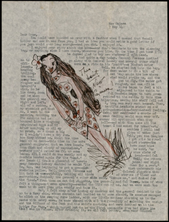 Letter from Capt. O. C. McDavid to Gene McDavid, 1944 May 7