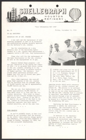 Shellegraph, No. 11, September 13, 1963