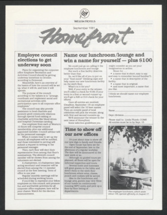Homefront, September 1981