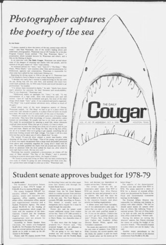 The Daily Cougar. Vol. 45, No. 28, October 4, 1978.