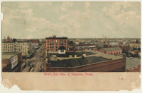 Bird's eye view of Houston, Texas