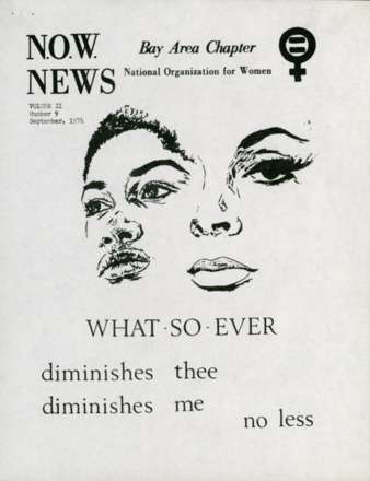 NOW News Bay Area Chapter, Vol. 2, No. 9, September 1974