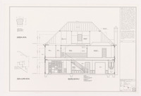 Job 96-10, 1507 Nantucket Drive, Sheet 12: Building section and stair detail