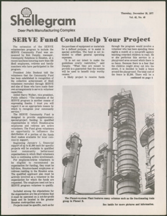 Shellegram, Vol. 42, No. 48, December 29, 1977