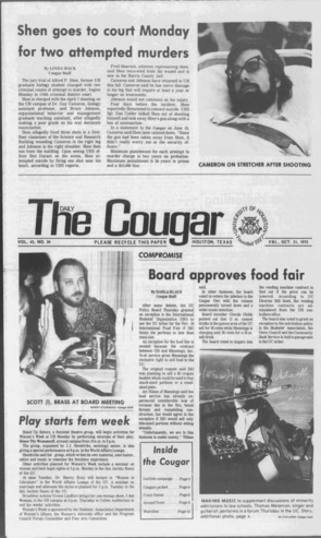 The Daily Cougar. Vol. 42, No. 34, October 31, 1975.