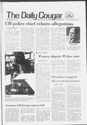 The Daily Cougar. Vol. 45, No. 117, March 30, 1979.