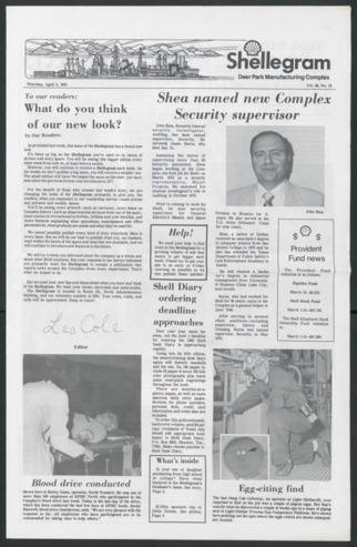 Shellegram, Vol. 46, No. 14, April 2, 1981