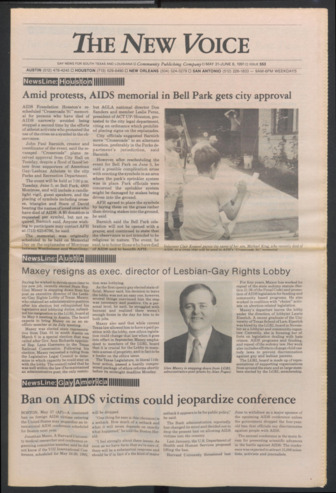 The New Voice, No. 553, May 31-June 6, 1991