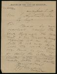 Letter from Samuel H. Brashear to I. Austin Miller, 1899 June 8, regarding sewage repair