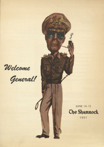 The Shamrock Hotel menu, June 13, 1951