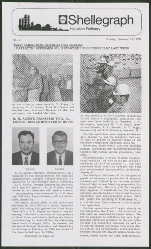 Shellegraph, No. 2, January 15, 1971