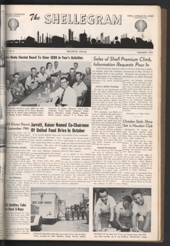 The Shellegram, Vol. 18, No. 8, September 1953