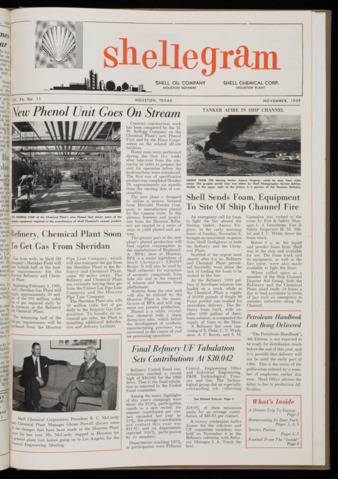 Shellegram, Vol. 24, No. 11, November 1959