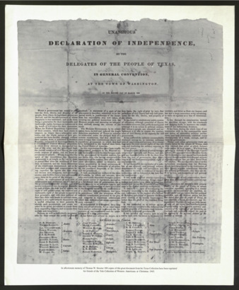 Texas Declaration of Independence