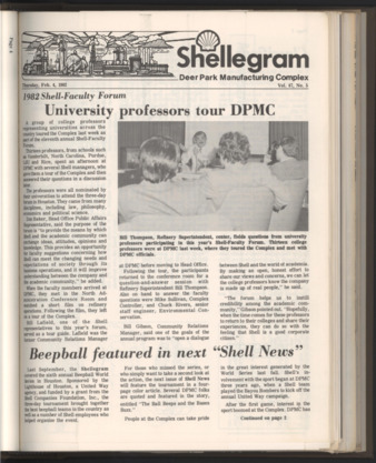 Shellegram, Vol. 47, No. 5, February 4, 1982