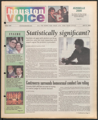 Houston Voice, No. 1030, July 21, 2000