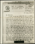 Letter from Capt. O. C. McDavid to Inez McDavid, 1944 March