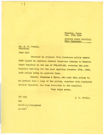 Letter from J. Y. Powell to R. E. Powell, 1934 December 17
