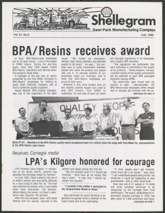 Shellegram, Vol. 51, No. 5, July 1986