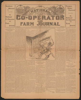 The National Co-Operator and Farm Journal, Vol. 28, No. 29, April 24, 1907