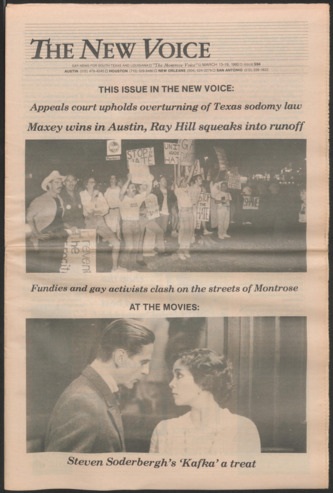 The New Voice, No. 594, March 13-19, 1992