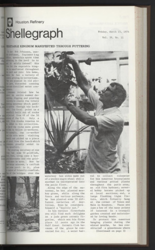 Shellegram, Vol. 39, No. 11, March 15, 1974