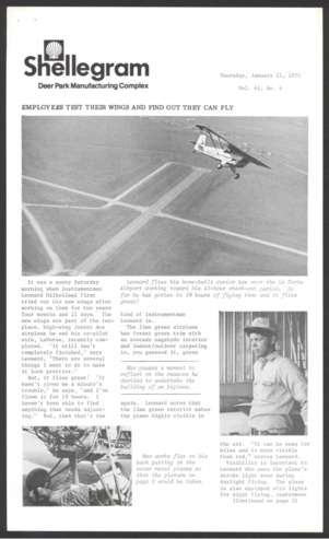 Shellegram, Vol. 41, No. 4, January 22, 1976