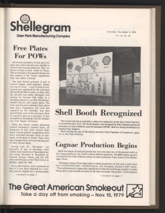 Shellegram, Vol. 44, No. 45, November 8, 1979