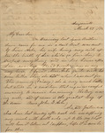 Letter from Mary Jones to Cromwell Anson Jones, 1872 March 29