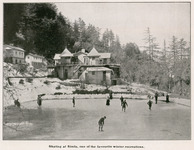Skating at Simla, one of the favourite winter recreations