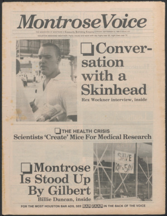 Montrose Voice, No. 413, September 23, 1988