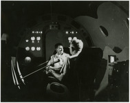 Dr. John Rider on set of "Doctors in Space"