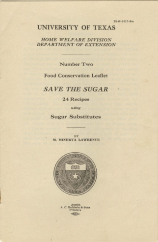 Save the Sugar, 24 Recipes using Sugar Substitutes