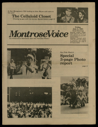 Montrose Voice, No. 36, July 3, 1981