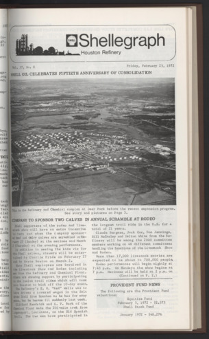 Shellegraph, Vol. 37, No. 8, February 25, 1972