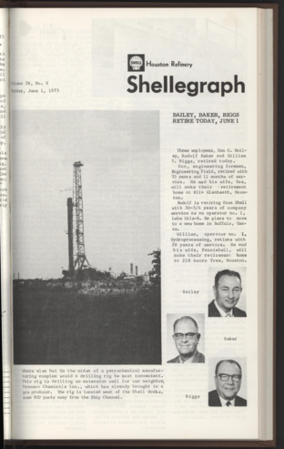 Shellegraph, Vol. 38, No. 6, June 1, 1973