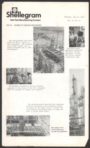 Shellegram, Vol. 41, No. 25, June 24, 1976