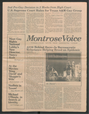 Montrose Voice, No. 232, April 5, 1985