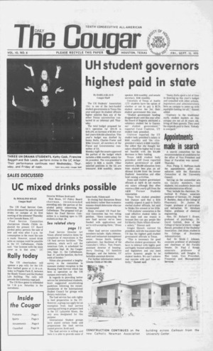 The Daily Cougar. Vol. 42, No. 8, September 12, 1975.
