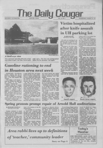 The Daily Cougar. Vol. 46, No. 4, August 29, 1979.