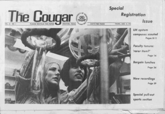 The Daily Cougar. Vol. 43, No. 1, August 12, 1976.