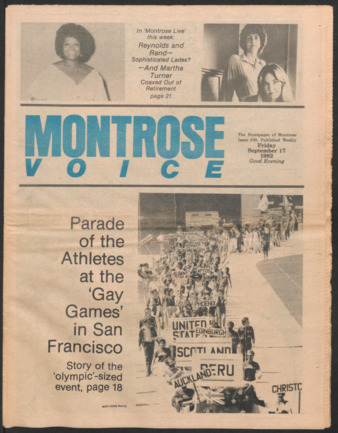 Montrose Voice, No. 99, September 17, 1982