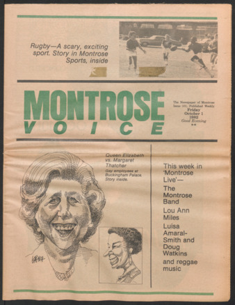 Montrose Voice, No. 101, October 1, 1982