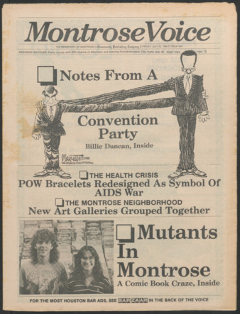 Montrose Voice, No. 404, July 22, 1988